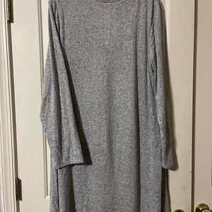 Chicos A-line size 3 grey knit dress